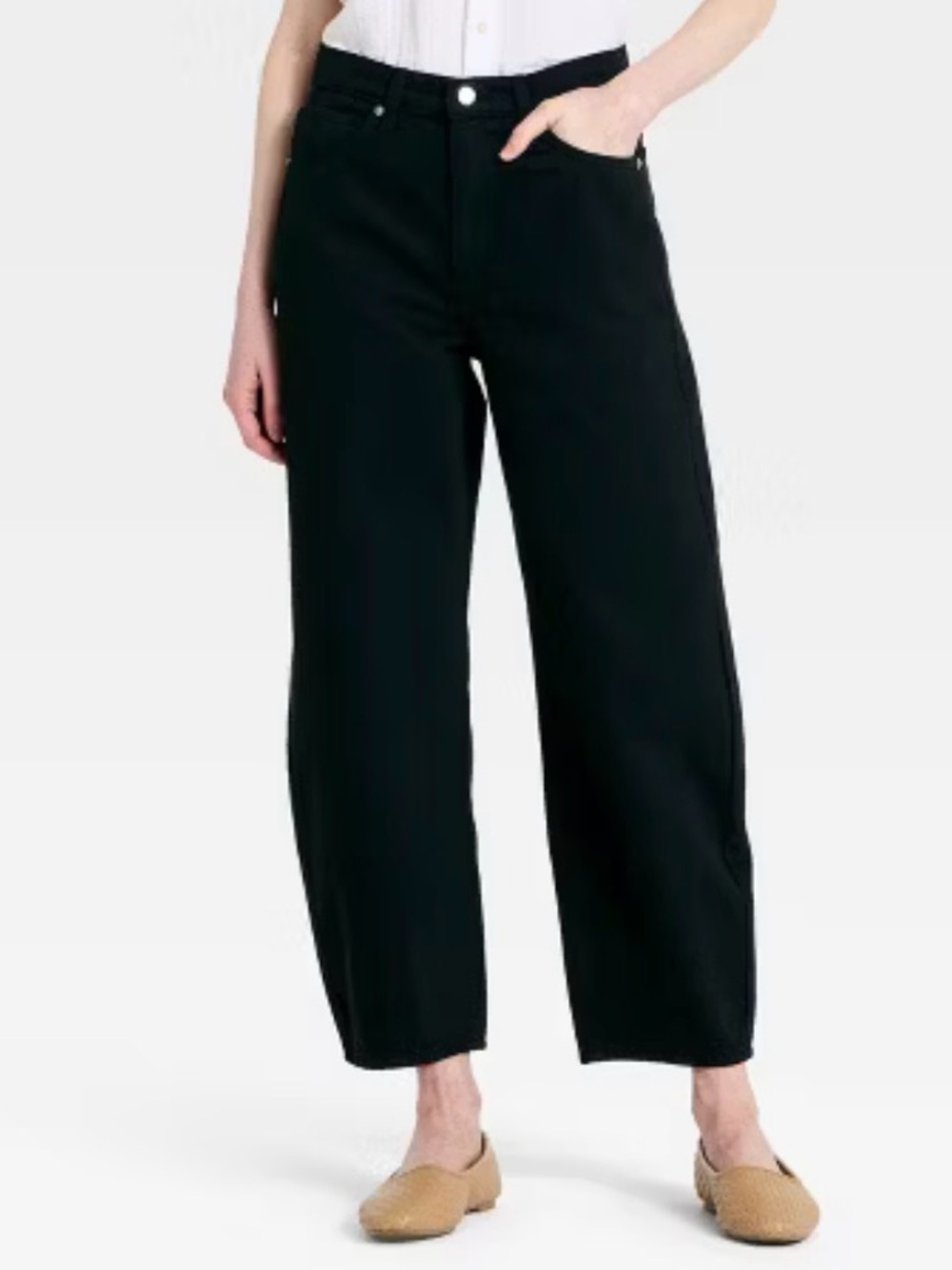 Women's High-Rise Easy Barrel Jeans - Universal Thread